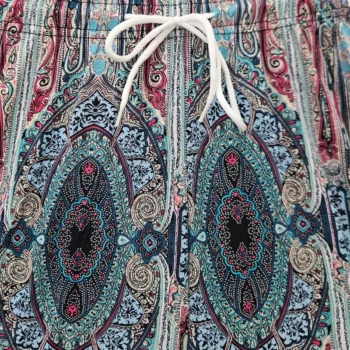 Lot de 16 (Soit 3,20€ Pièce) Pantalon Fluide & Évasé – Motifs différents Colorés – Image 4