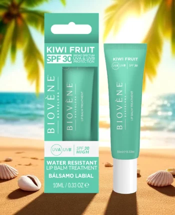 Lot de 12 (soit 2,20€ Pièce) : Baume à Lèvres KIWI SPF 30 – Soin Solaire Hydratant Résistant à l’Eau – Image 2