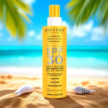 Lot de 12 : Spray Solaire Anti-Âge SPF 30 - Biovène Barcelona – 200 ml – Image 2