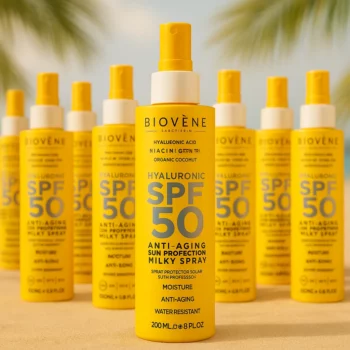 Lot de 12 (6,22€ Pièce) : Spray Solaire Anti-Âge SPF 50 – Milky Spray Haute Protection