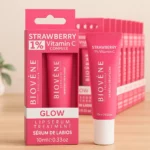 Lot de 12 (soit 2,20€ Pièce) : Sérum Lèvres à la Fraise – Vitamine C 1 % – Soin Éclat Hydratant