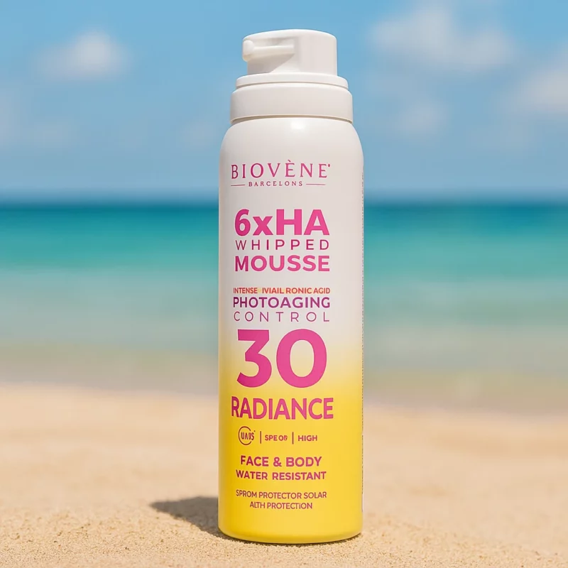 Lot de 6 (3,75€ Pièce) : Mousse Fouettée Solaire SPF 30 – Anti-Âge & Hydratante