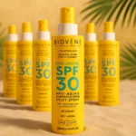 Lot de 12 (4,56€ Pièce) : Spray Solaire Anti-Âge SPF 30 - Biovène Barcelona – 200 ml