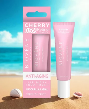 Lot de 6 (soit 2,61€ Pièce) : Masque à Lèvres Cerise au Rétinol 0,5 % – Soin Anti-Âge Nourrissant
