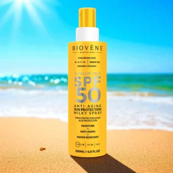 Lot de 12 (6,22€ Pièce) : Spray Solaire Anti-Âge SPF 50 – Milky Spray Haute Protection – Image 2