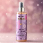 Lot de 12 (soit 2,10€ pièce) : Brume parfumée et pailletée corps et cheveux "Musk-fleuri" - Prady