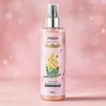 Lot de 12 (soit 2,10€ pièce) : Brume parfumée et pailletée corps et cheveux "Sweet Macadamia" - Prady
