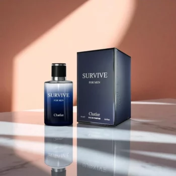 Lot de 5 (5,50€ Pièce) : Eau de Toilette Homme SURVIVE 100ml – CHATLER – Image 2