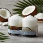 Lot de 12X2 Bougies (1,90€ les 2 Bougies) - Parfum Coco - 7cm X 5,70cm - 24H