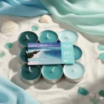 Lot de 6 paquets de 18 bougies (soit 1,60€ les 18) - Parfum Océans