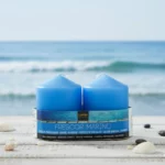 Lot de 12X2 Bougies (1,90€ les 2 Bougies) - Parfum Océan- 7cm X 5,70cm - 24H