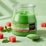 Pack de 12 (soit 1,25€ piéce) - Bougie parfum sorbet pastéque