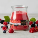 Pack de 12 (soit 1,25€ piéce) - Bougie parfum fruits rouges
