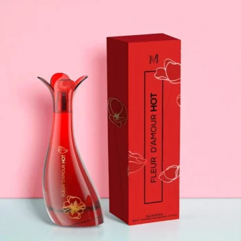 Lot de 5 (4,70€ Pièce) : Eau de Parfum Femme Fleur D'amour Hot 100ml - Mirage – Image 2
