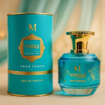 Lot de 5 (4,70€ Pièce) : Eau de Parfum Femme Vintage Deep Turquoise 100ml - Mirage