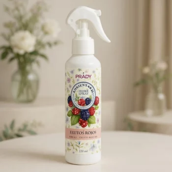 A Partir de 1,90€ Prix Dégressif : Spray Parfumé Fruits Rouges - 220ml Prady