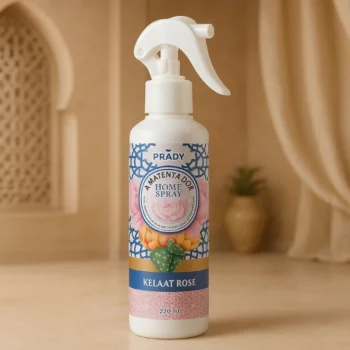 A Partir de 1,90€ Prix Dégressif : Spray Parfumé Kelaat Rose - 220ml Prady
