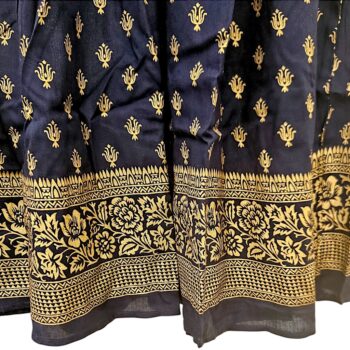 Lot de 4 (3,50€ Pièce) : Jupe longue Petit Motif Bohème doré - MADE IN INDIA – Image 2