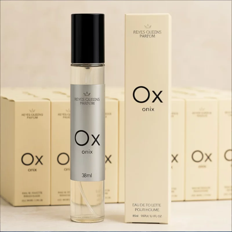 Présentoir de 20 (1,20€ pièce) : Eau de toilette générique Homme OX ONIX 33ml - Reyes Queens