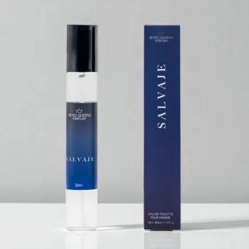 Présentoir de 20 (1,20€ pièce) : Eau de toilette générique Homme SALVAJE 33ml - Reyes Queens – Image 2
