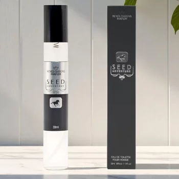 Présentoir de 20 (1,20€ pièce) : Eau de toilette générique Homme SEED ADVENTURE 33ml - Reyes Queens – Image 2