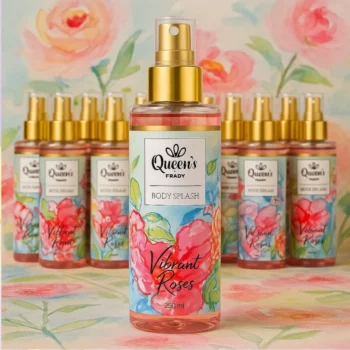 A Partir de 1,90€ Prix Dégressif : Brume corporelle rafraichissante "VIBRANT ROSES" - Prady