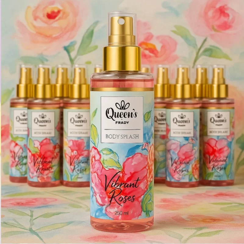 A Partir de 1,90€ Prix Dégressif : Brume corporelle rafraichissante "VIBRANT ROSES" - Prady