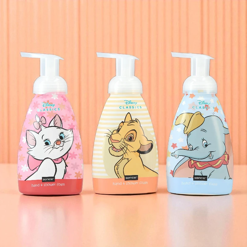 Assortiment Disney Classics 3 pièces. Corps et Mains, pompe 300 ml, tous les jours Lot de 12 (2,50€ Pièce) : Assortiment Disney Classics – Mousse Corps & Mains – 300 ml – Pompe – Image 1
