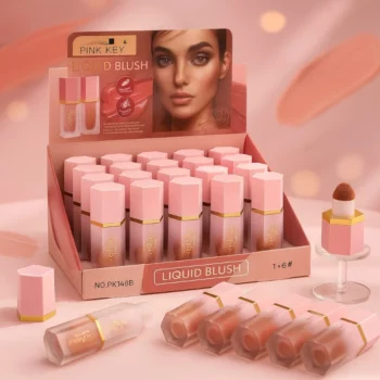 Présentoir de 24 : Blush Liquide Longue Tenue – Pink Key