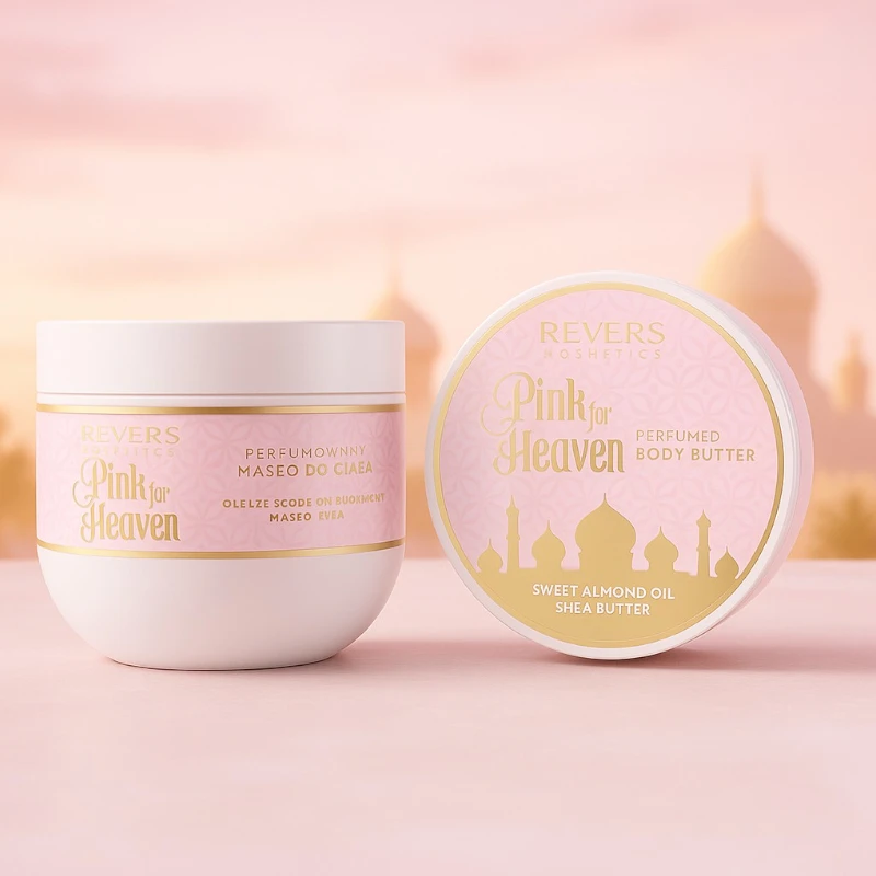 Beurre corporel parfumé Pink for Heaven 250 ml 1 Lot de 6 (soit 3,80€ unité) : Beurre corporel parfumé Pink for Heaven 250 ml - Revers Cosmetics – Image 1