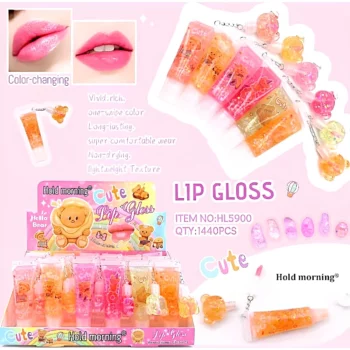 Présentoir de 24 (soit 0,80€ unité) : Gloss à Lèvres MATTE VIF – PINK KEY – Image 2