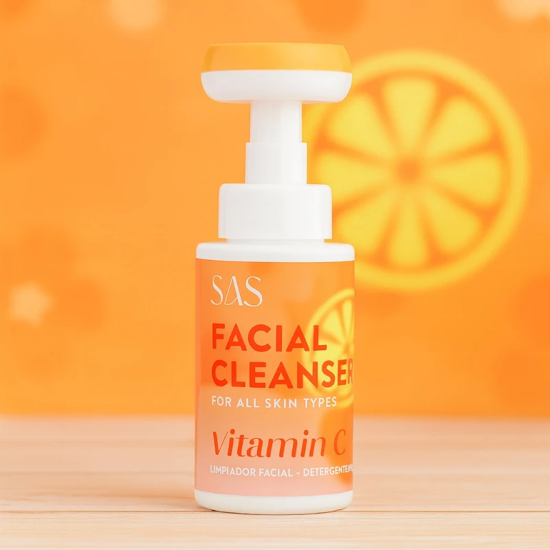 SAH141 LIMPIADOR FACIAL VC Présentoir de 9 (soit 3,90€ unité) : Nettoyant pour Visage VITAMINE C - SAS – Image 1