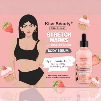 A Partir de 1,73€ Prix Dégressif : Sérum Corporel à L'Acide Hyaluronique Fraise – Kiss Beauty – Image 2