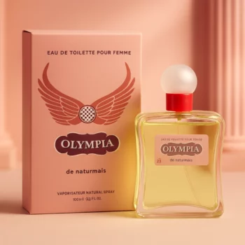 A Partir de 1,94€ Prix Dégressif :  Eau de Toilette Femme Olympia – Naturmais – Fabriquée en Espagne
