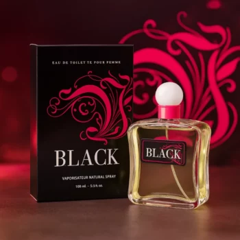 A Partir de 1,94€ Prix Dégressif :  Eau de Toilette Femme Black – Naturmais – Fabriquée en Espagne
