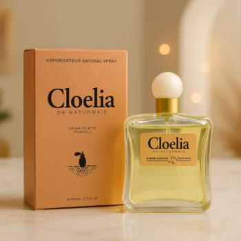 A Partir de 1,94€ Prix Dégressif :  Eau de Toilette Femme Cloelia – Naturmais – Fabriquée en Espagne