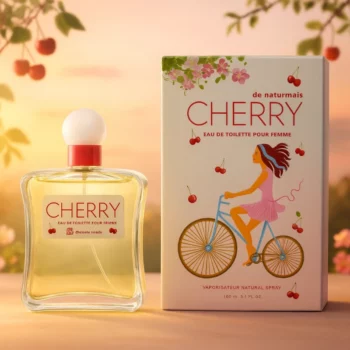 A Partir de 1,94€ Prix Dégressif :  Eau de Toilette Femme Cherry – Naturmais – Fabriquée en Espagne