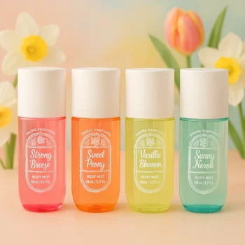 Présentoir de 15 : Brumes Parfumées fraîches et légères 90ml – Wynie