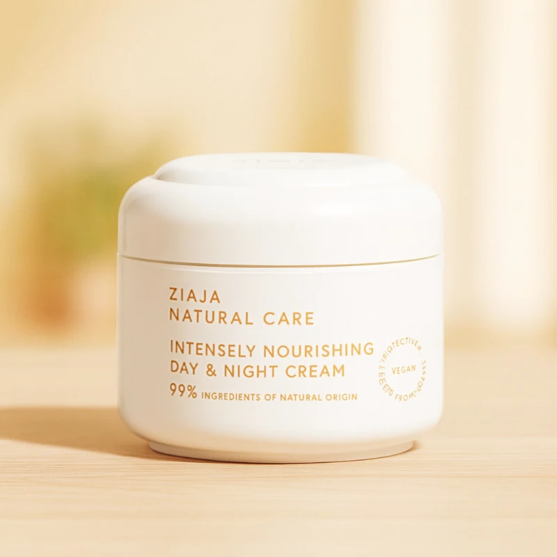 grossiste creme de soins naturelle riaja (11) Lot de 3 (soit 4,19€ unité) : Pot de Crème Visage Jour & Nuit Intensément Nourrissante SOIN NATUREL - ZIAJA – Image 1