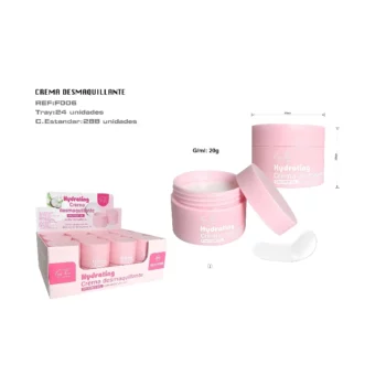 Présentoir de 24 (soit 2,31€ unité) : Crème démaquillante HUILE DE COCO 20ml – EASY PARIS – Image 2