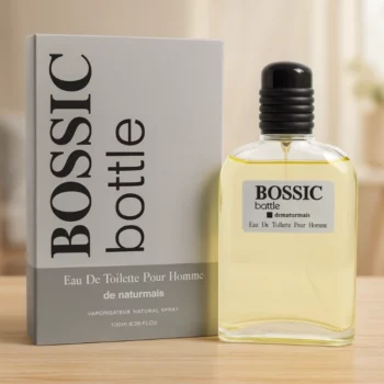 A Partir de 1,94€ Prix Dégressif :  Eau de Toilette Homme Bossic Bottle – Naturmais – Fabriquée en Espagne