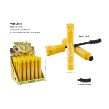 Présentoir de 24 (soit 0,95€ unité) : Mascara Noir pour Yeux de Chat BIG & MULTIPLIED – EASY PARIS – Image 2