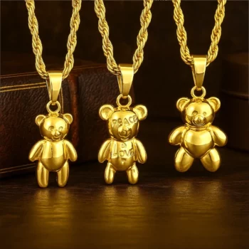 Prix dégressifs à partir de 1,30€ : Colliers Pendentif Chat – Acier Inoxydable