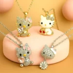 Prix dégressifs à partir de 1,60€ : Colliers Pendentif Chat – Acier Inoxydable
