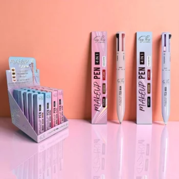 Présentoir de 24 (soit 1,97€ unité) : Stylo Rétractable MAKE-UP 4 en 1 – EASY PARIS