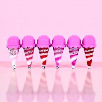 Présentoir de 30 (soit 0,93€ l'unité) : Huile à Lèvres Glace – Ice Cream Lip Oil – D'Donna – Image 2