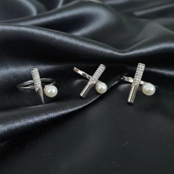 Lot de 50 Bagues (1,80€ Pièce) : Bague Ajustable Argenté Qualité N°1- Mélange ± 30 Différentes – Acier Inoxydable – Image 9