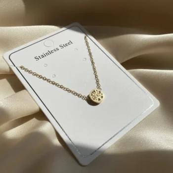 Mélange de 10 ( 1,90€ Pièce) Collier avec Pendentif Doré en Acier inoxydable de haute qualité – Image 19