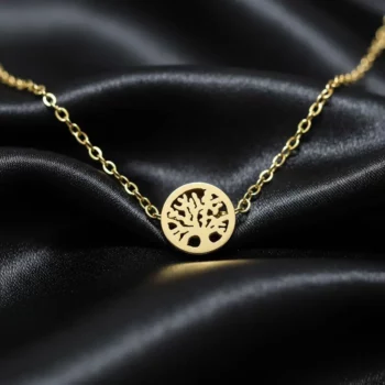 Mélange de 10 ( 1,90€ Pièce) Collier avec Pendentif Doré en Acier inoxydable de haute qualité – Image 20