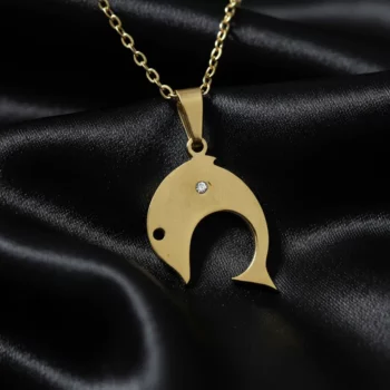 Mélange de 10 ( 1,90€ Pièce) Collier avec Pendentif Doré en Acier inoxydable de haute qualité – Image 21